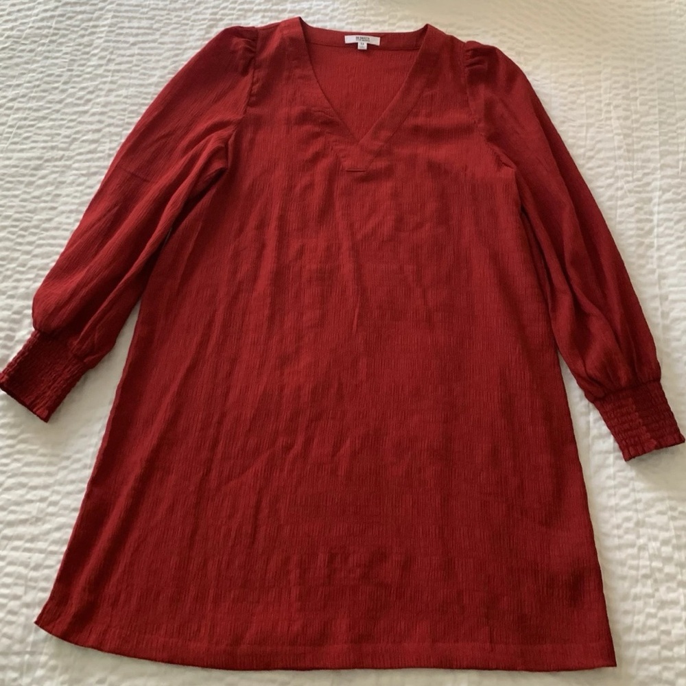 Steve Madden Dress M Red Pullover Knee Length